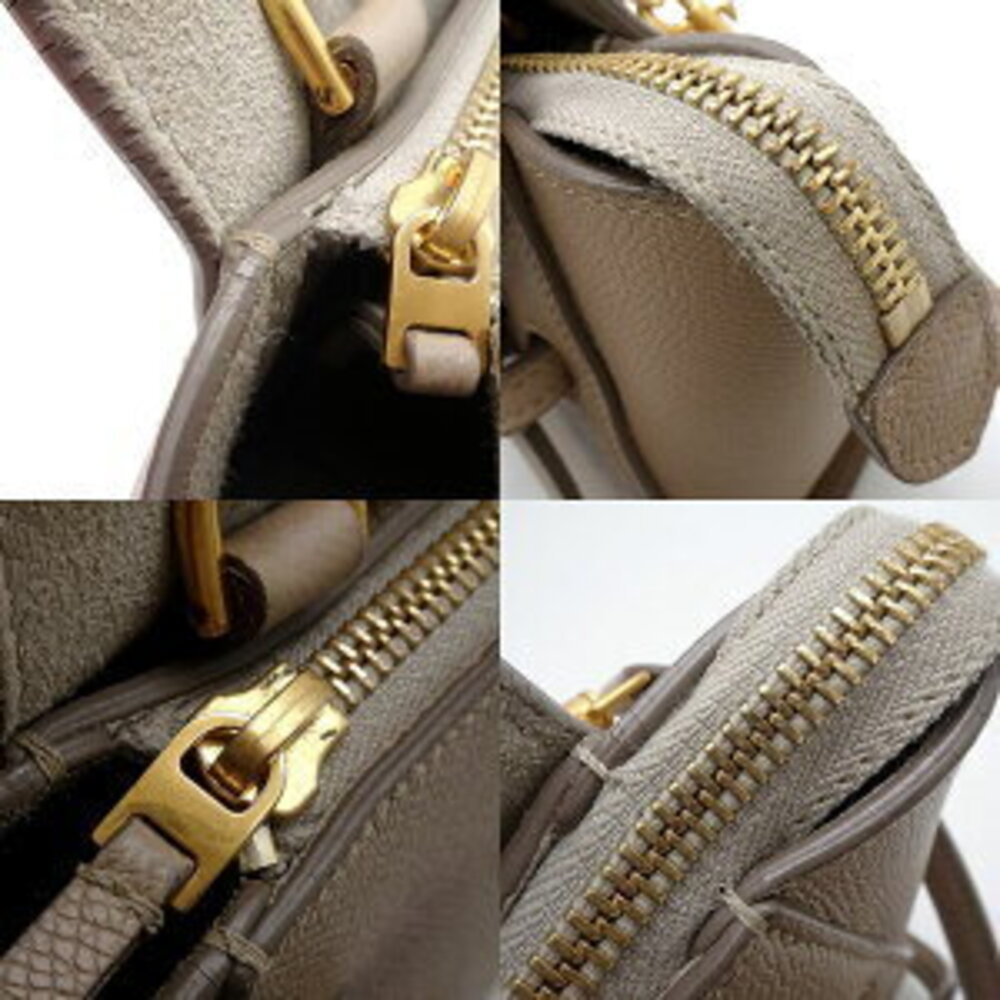 Celine Pico Belt Bag calfskin taupe - Picture 7 of 9